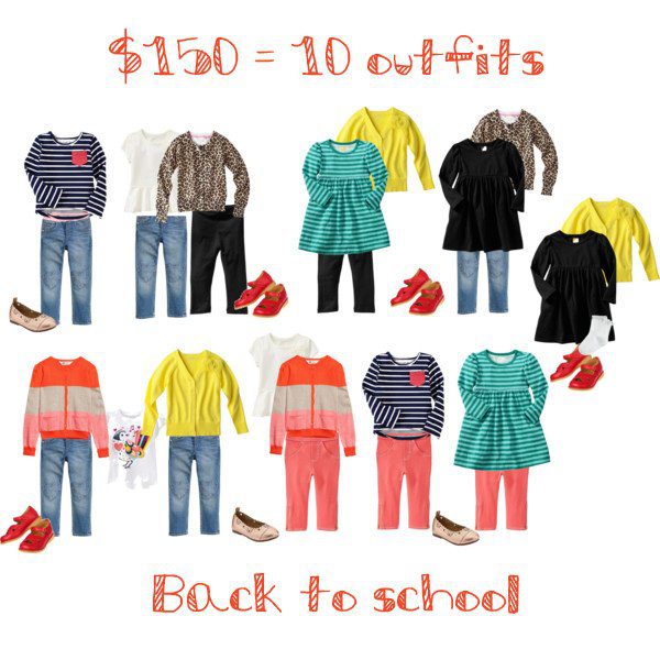 Back to school wardrobe for girls, on a budget - Five Marigolds