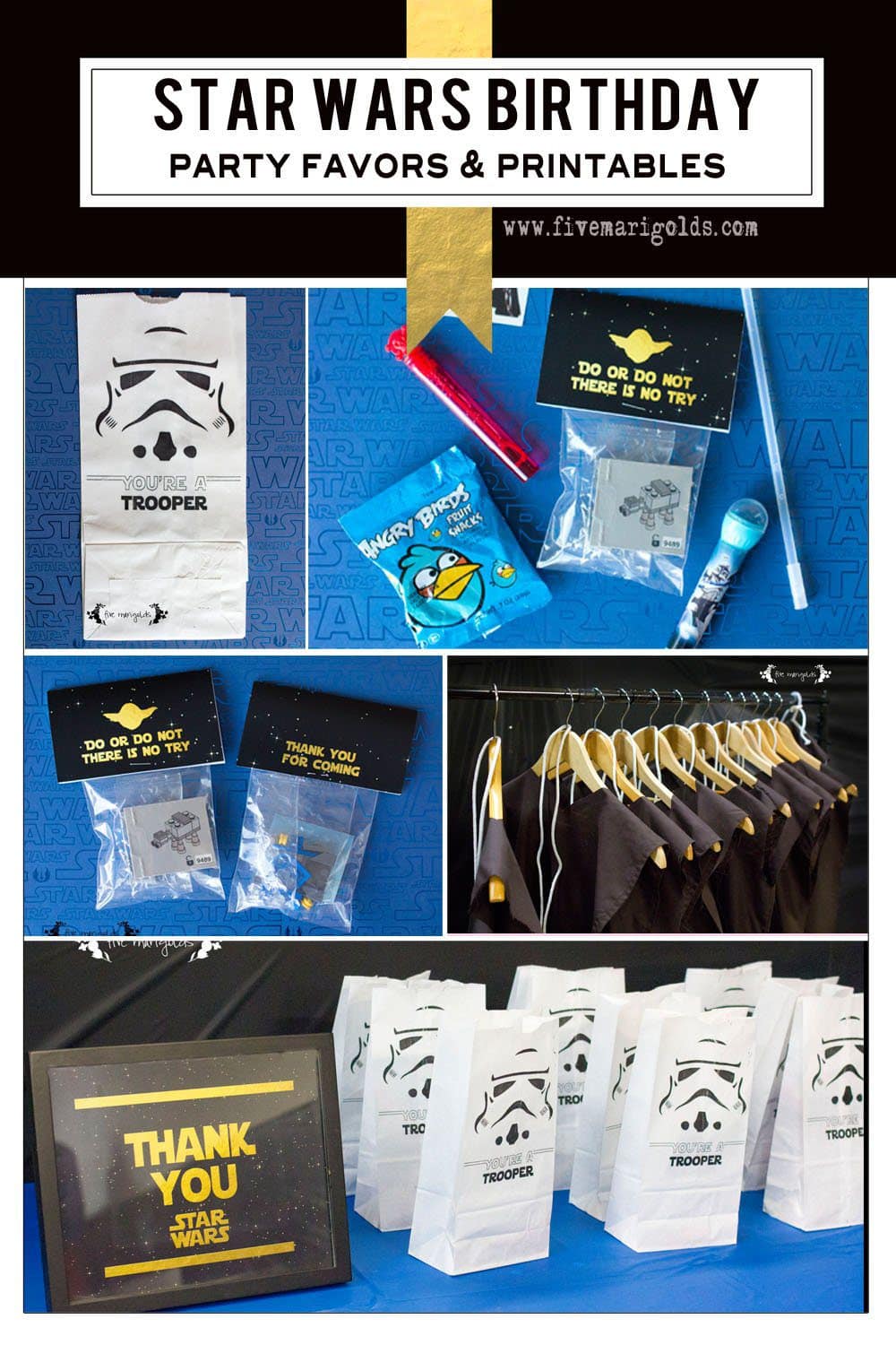 Super creative ideas for Star Wars Birthday favors with Legos