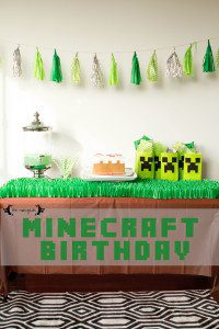 Minecraft Birthday Party on a Budget | Five Marigolds