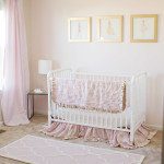 Sophisticated Blush and Gold Baby Nursery | Five Marigolds