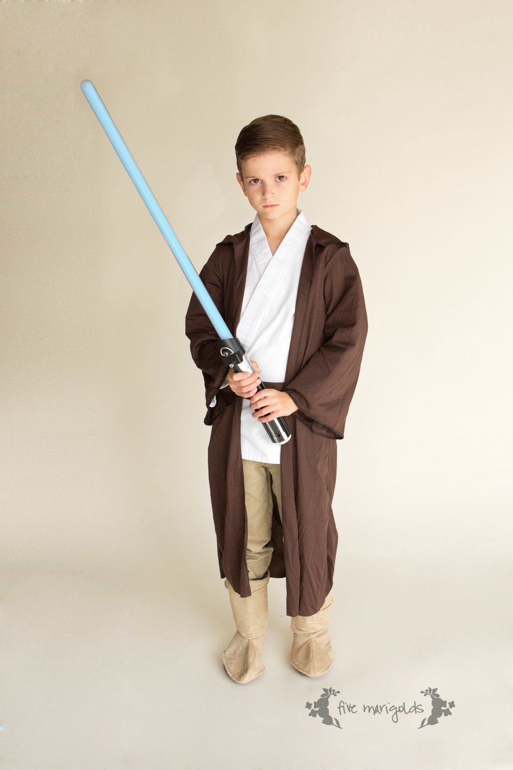 Shop Your Kids' Closet for Halloween Costumes | Jedi Luke SkyWalker Star Wars | Five Marigolds