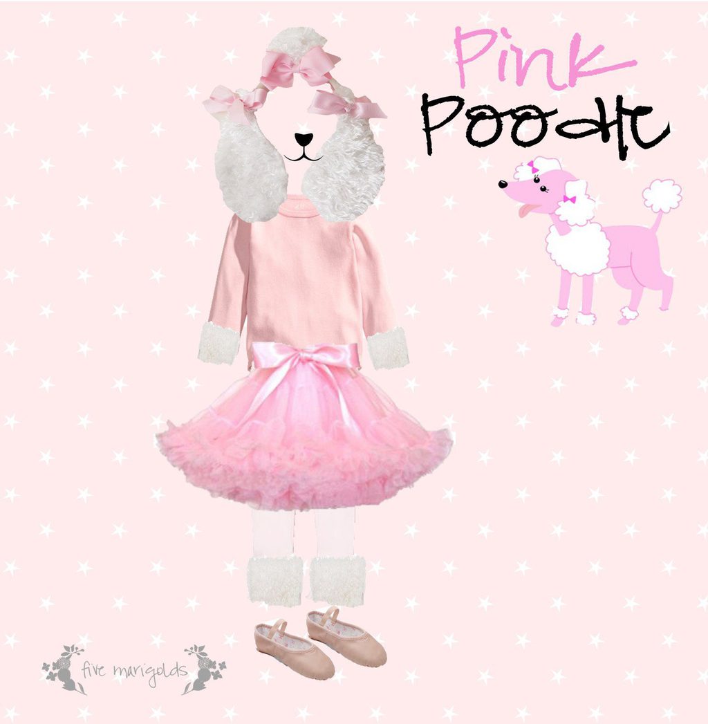 Copycat Chic: DIY Pink Poodle Costume Pottery Barn Halloween Costume | Five Marigolds