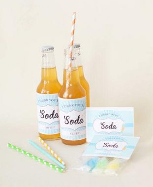 I "Soda" Think You're Sweet Free Valentine's Day Printable - Five Marigolds