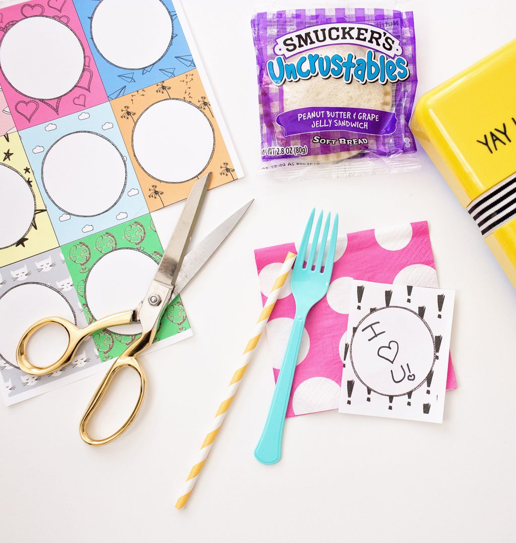 Back To School: Fill In The Blank Lunchbox Notes Printable | Five Marigolds