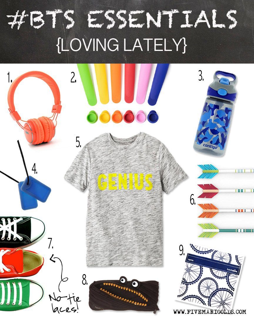 Loving Lately: Top 10 Back To School Must Haves for Boys | Five Marigolds