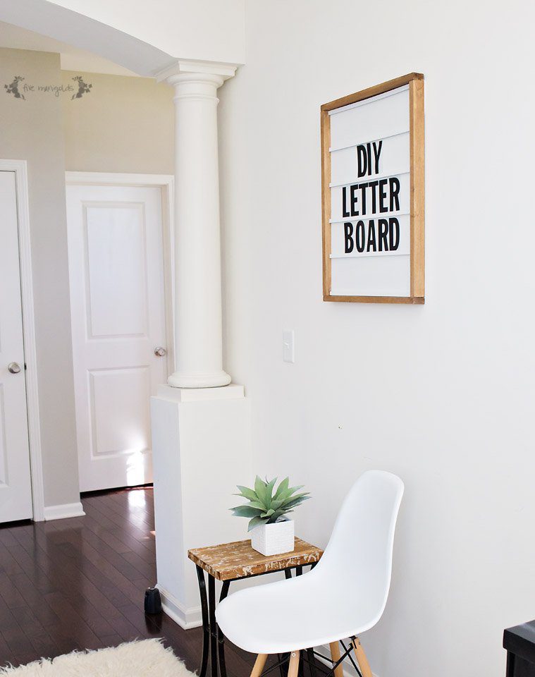 DIY Marquee Letter Board