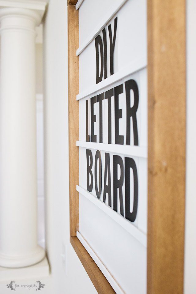 DIY Marquee Letter Board