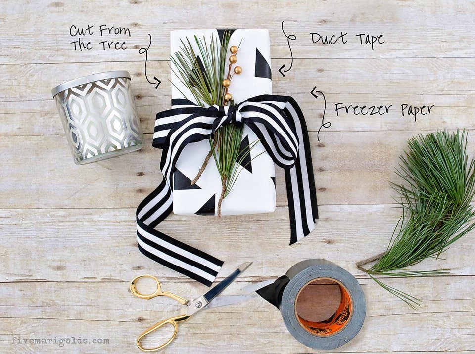 The art of the gift closet for last-minute holiday gifting, plus awesome ideas for DIY gift wrap and toppers. #BigLotsHoliday #ad