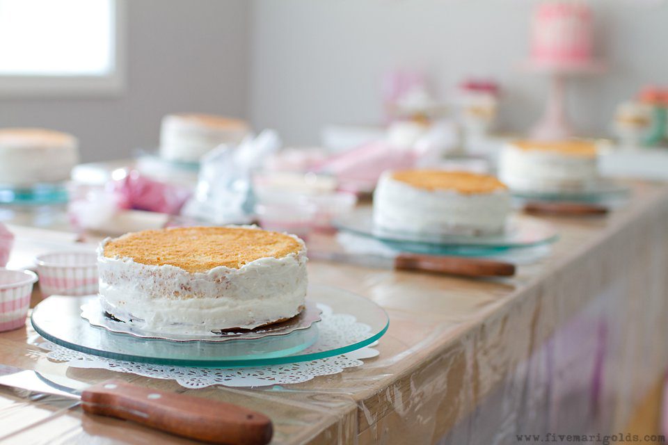 Cake Bake Shop Birthday Party for Girls | Five Marigolds