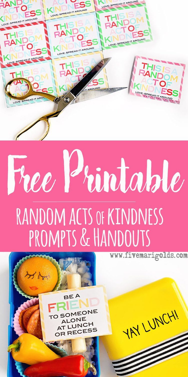 Count down to Christmas with Random Acts of Kindness Advent activity | Five Marigolds
