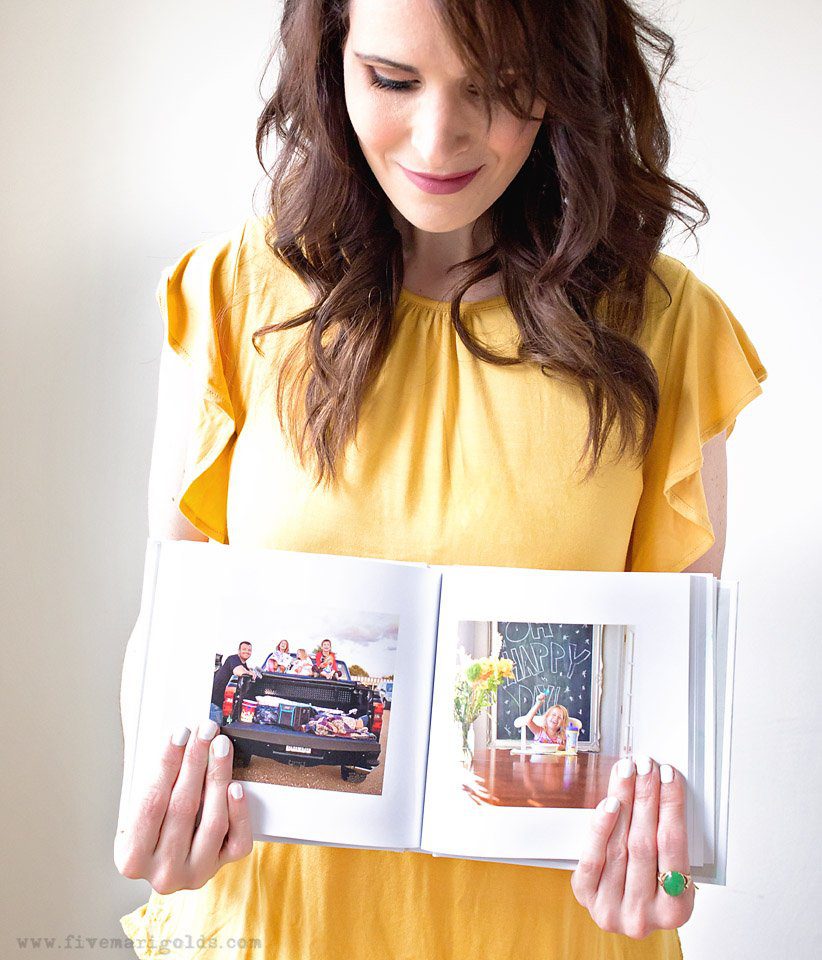 The Print Your Photos Challenge - how I printed my entire 365 photo a day project with Blurb. | Five Marigolds #blurbbooks #ad