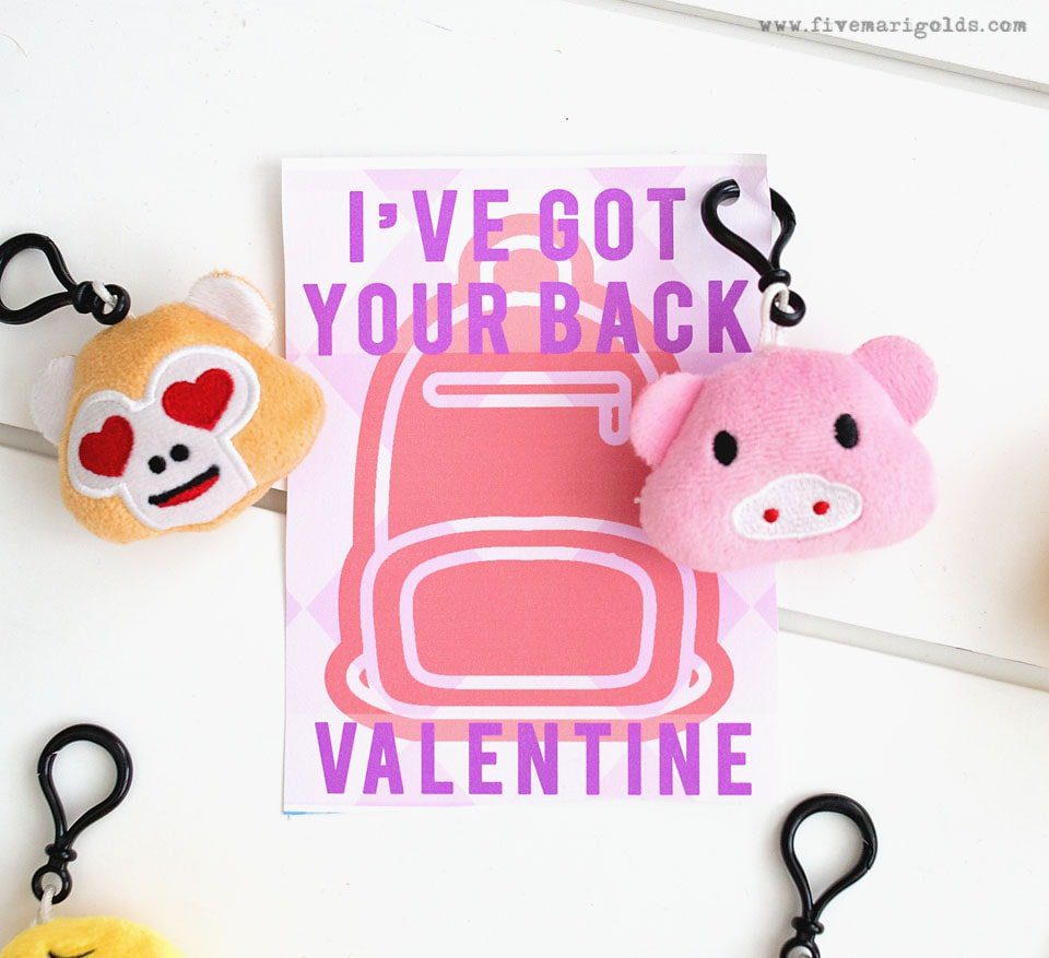 Backpack Charms Valentine's Day Printables