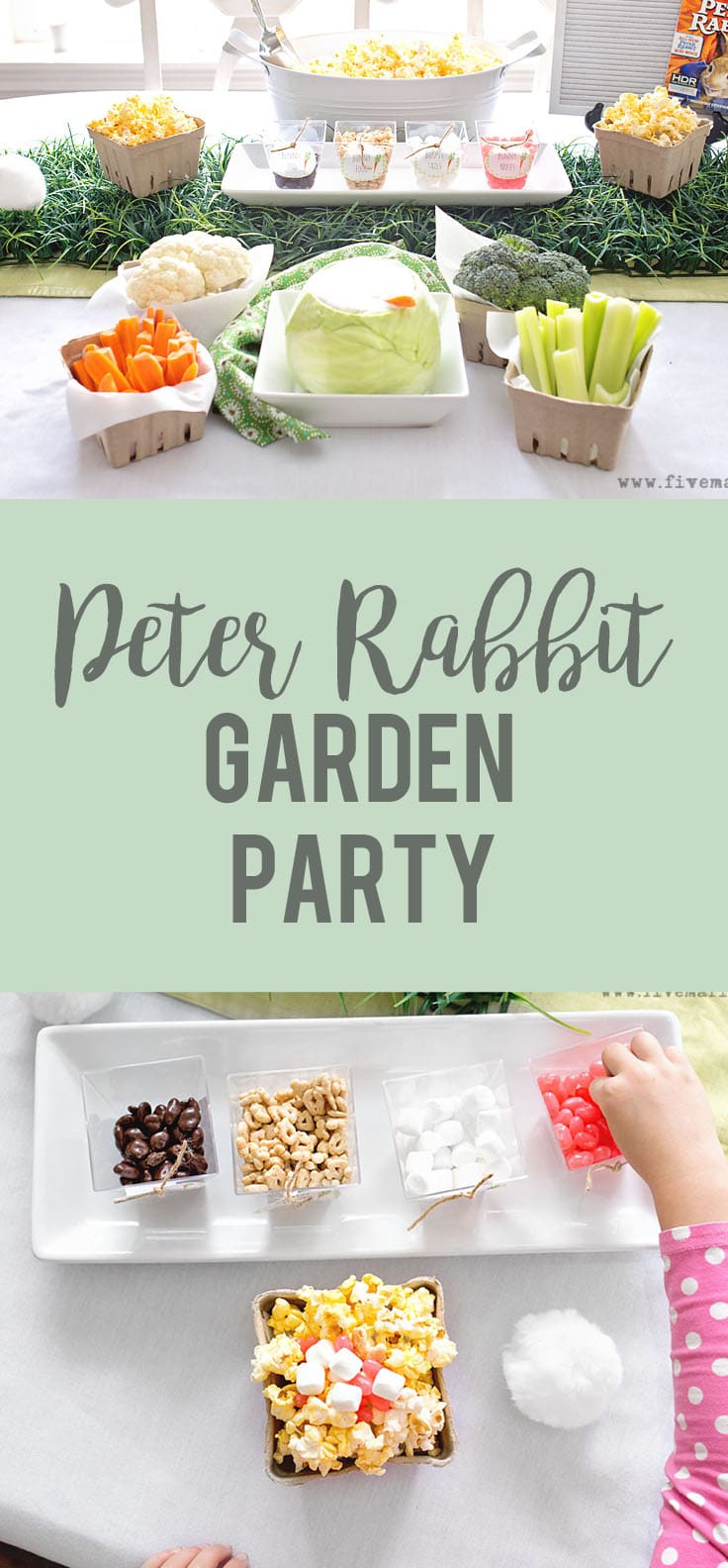 Peter Rabbit Garden Party with Bunny Bar | Five Marigolds