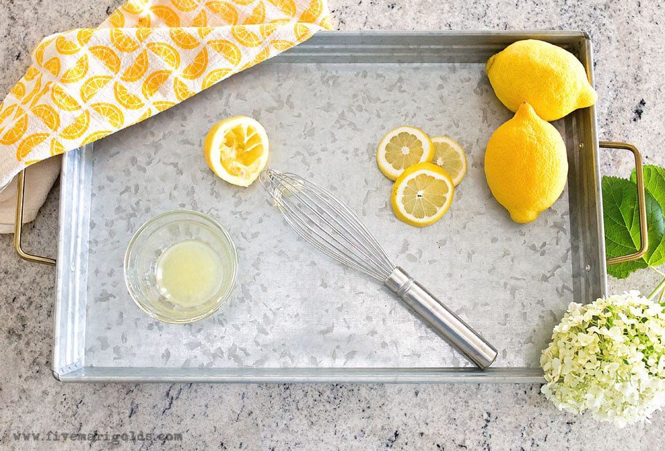 Creamy Lemon Vanilla Ice Cream | Five Marigolds