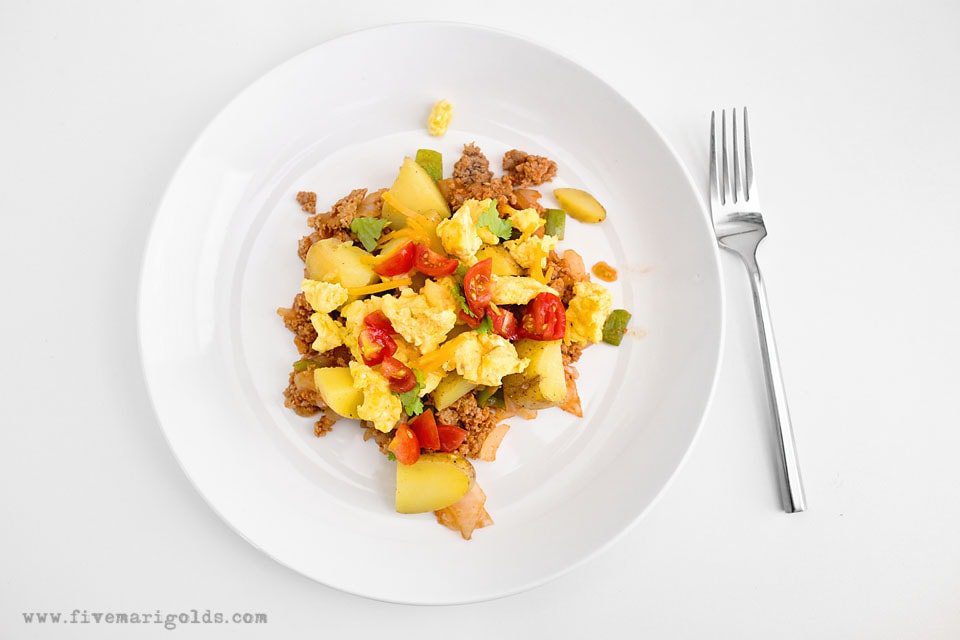 Southwest Breakfast Scramble Meal Prep Recipe