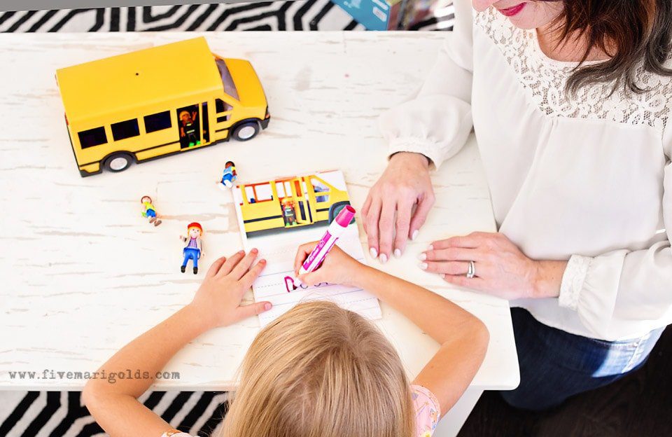 DIY Writing Skills Workbook Kindergarten Back To School
