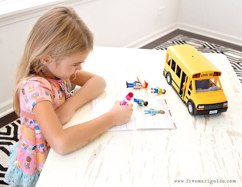 DIY Writing Skills Workbook Kindergarten Back To School