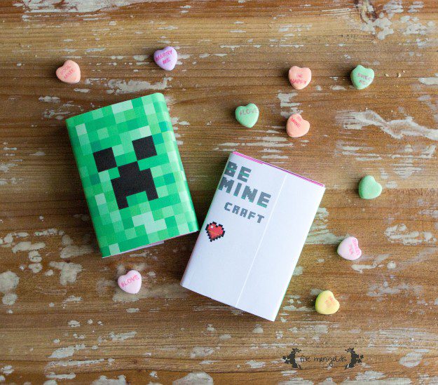 Be Minecraft Valentines Printable | www.fivemarigolds.com