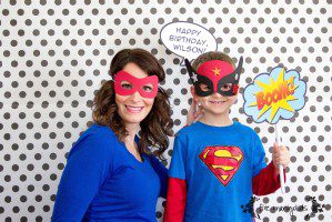 Super Hero Comic Book Photo Booth | Five Marigolds