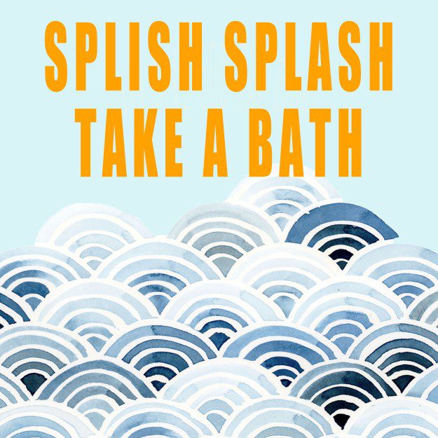 Splish Splash Take a Bath artwork for IKEA Ribba Frame | Five Marigolds