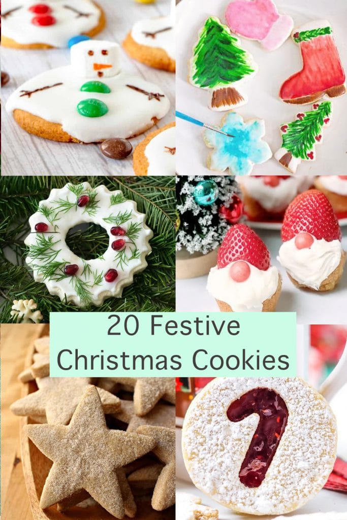 20 festive Christmas cookies -