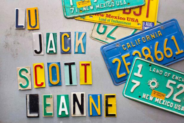 colorful license plates
